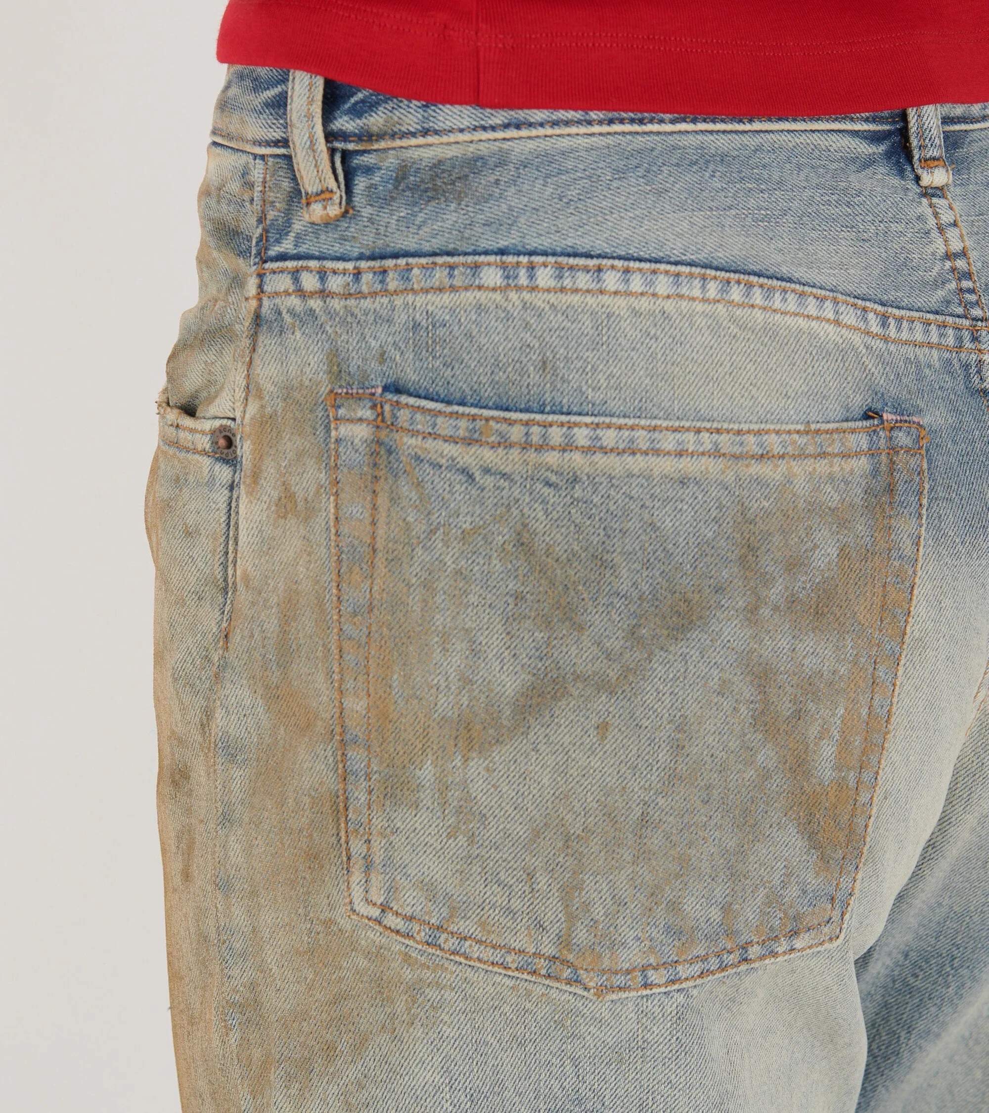 2021F Loose Fit Jeans Mid Blue