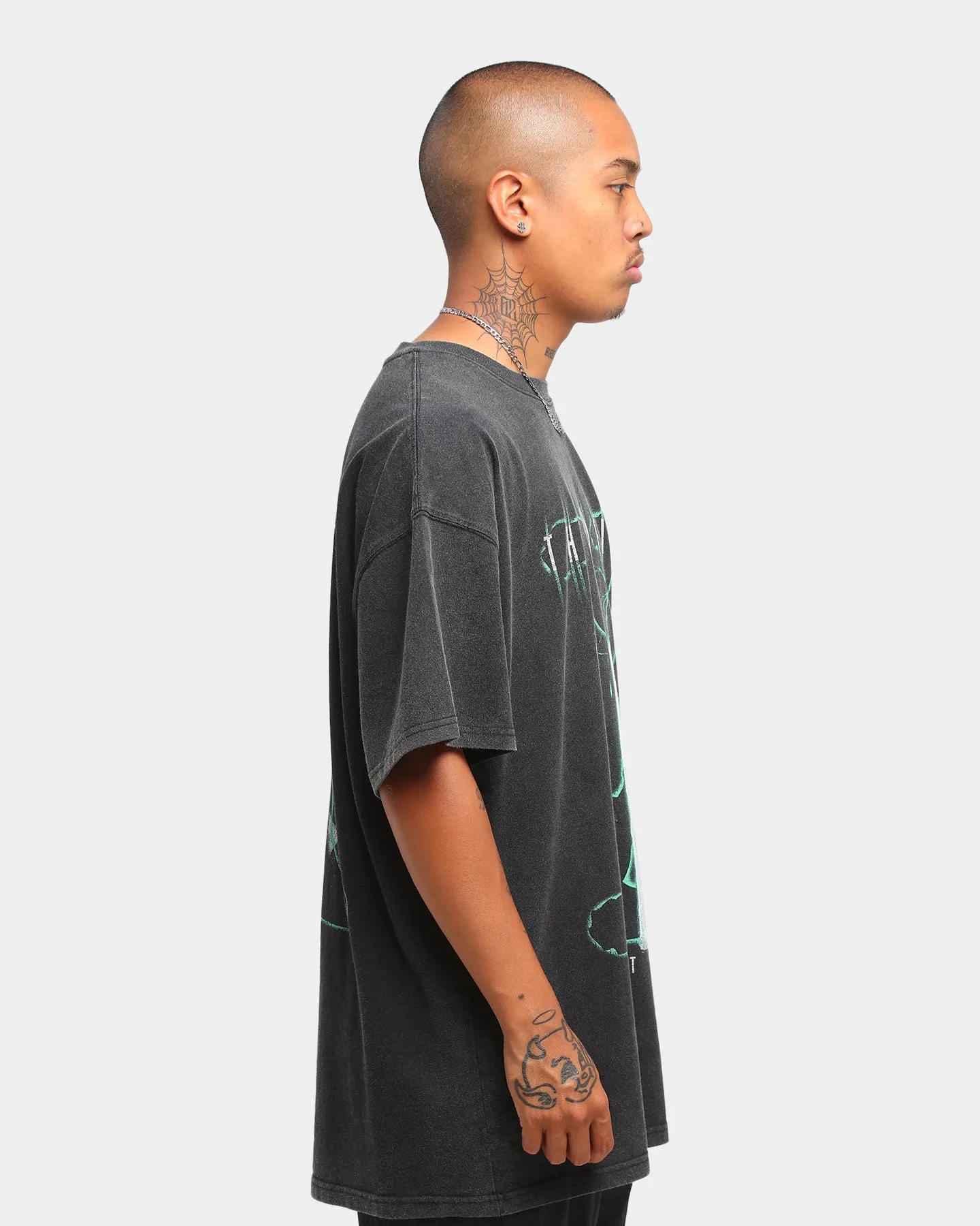 American Thrift X Files Vintage T-Shirt Black Wash