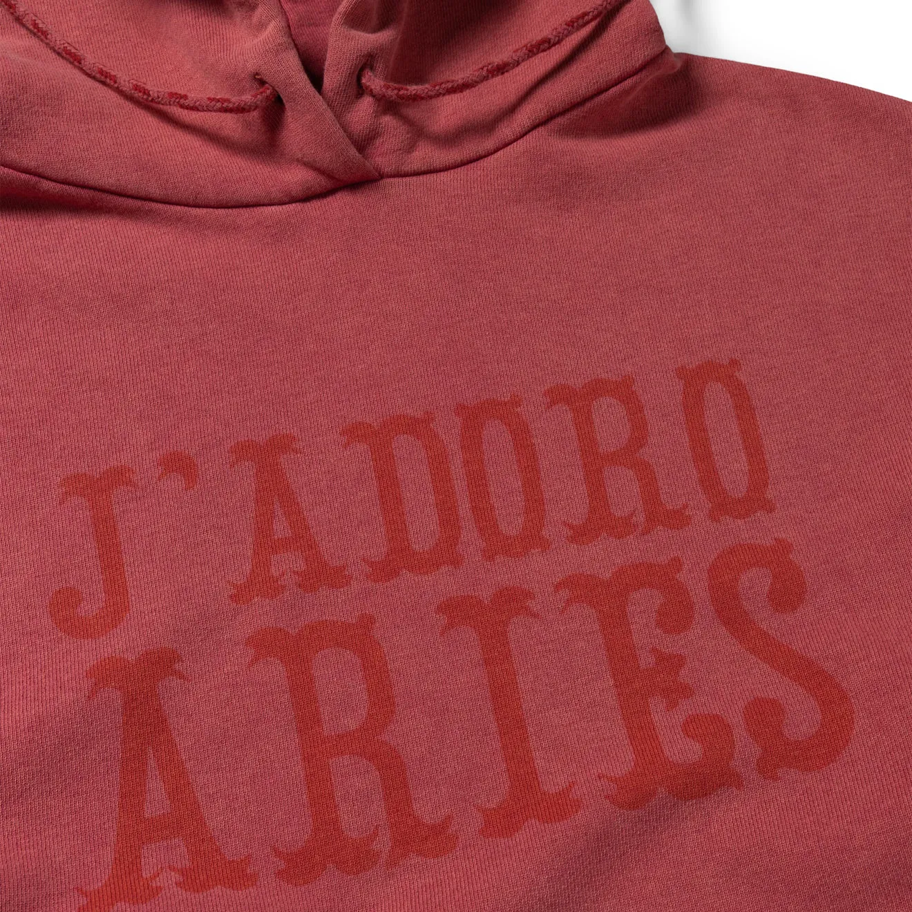 Aries Womens Aged Premium J'adoro Cowboy Hoodie Red