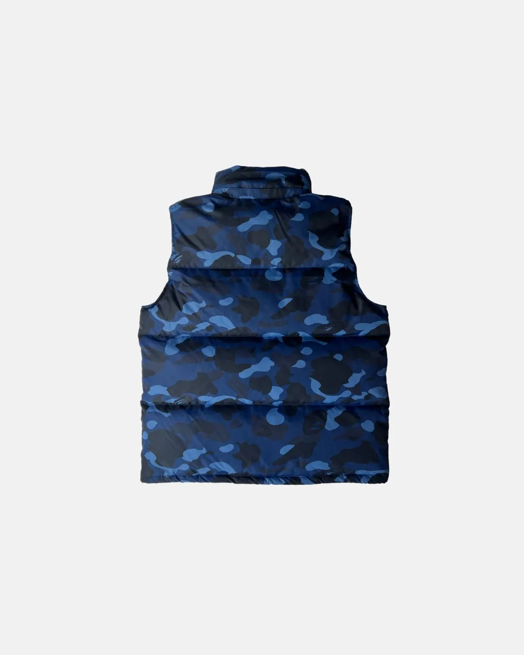 Color Camo Down Vest Navy