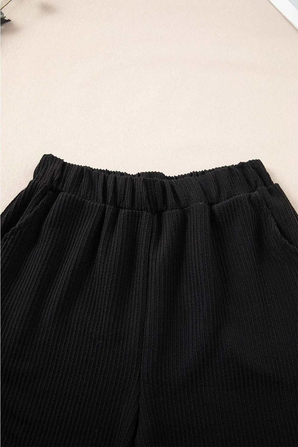 Corded Shorts Set