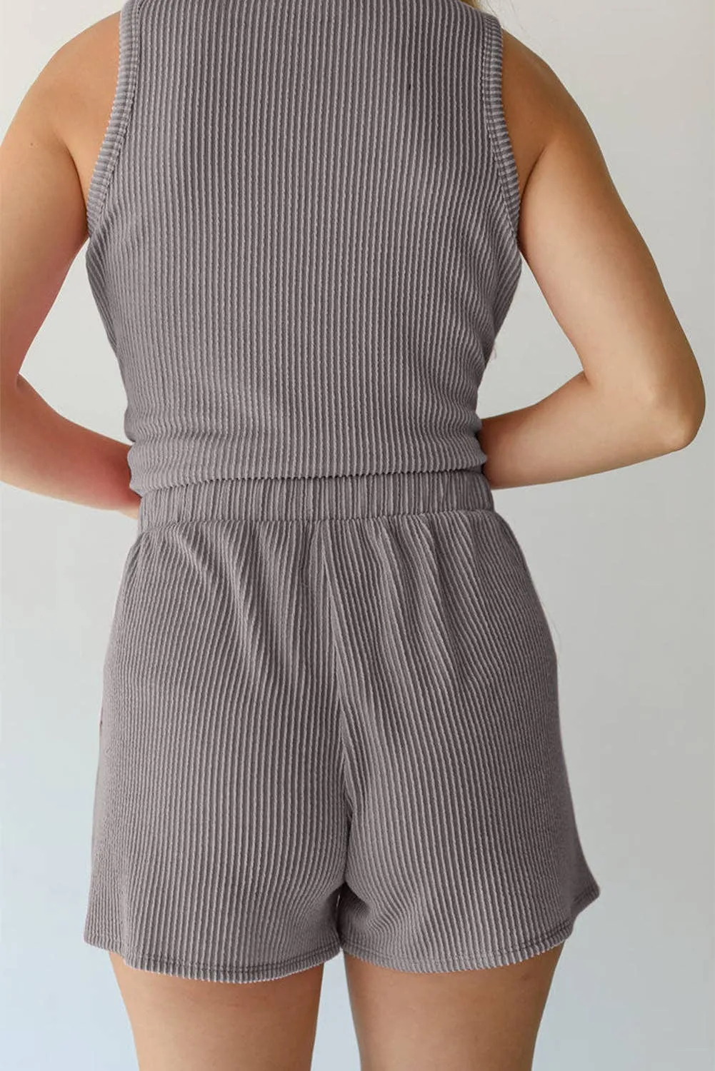 Corded Shorts Set