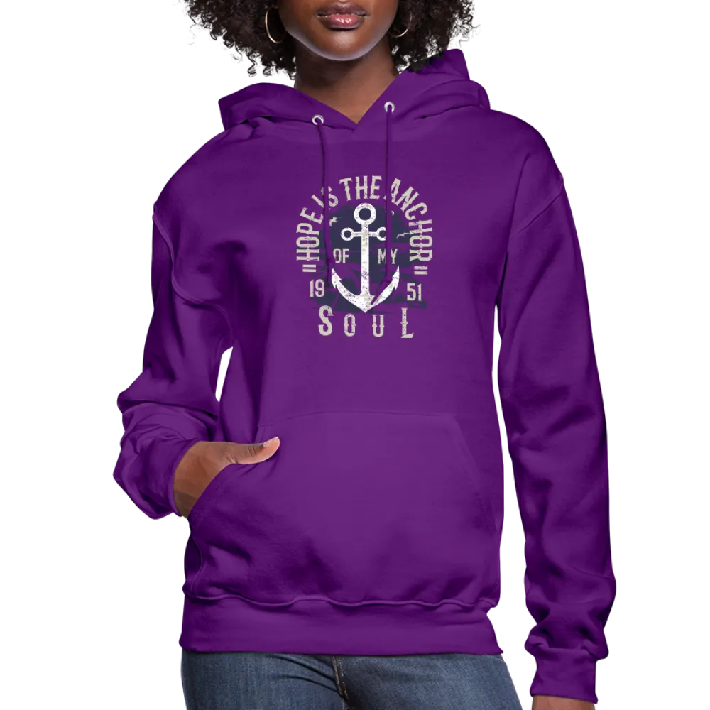 Hope is the Anchor of My Soul - Plush Hoodie