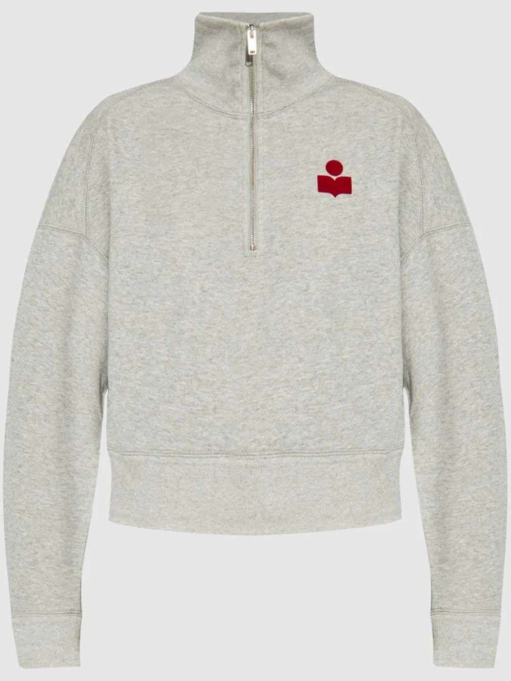 Isabel Marant Ross Sweatshirt in Grey and Red