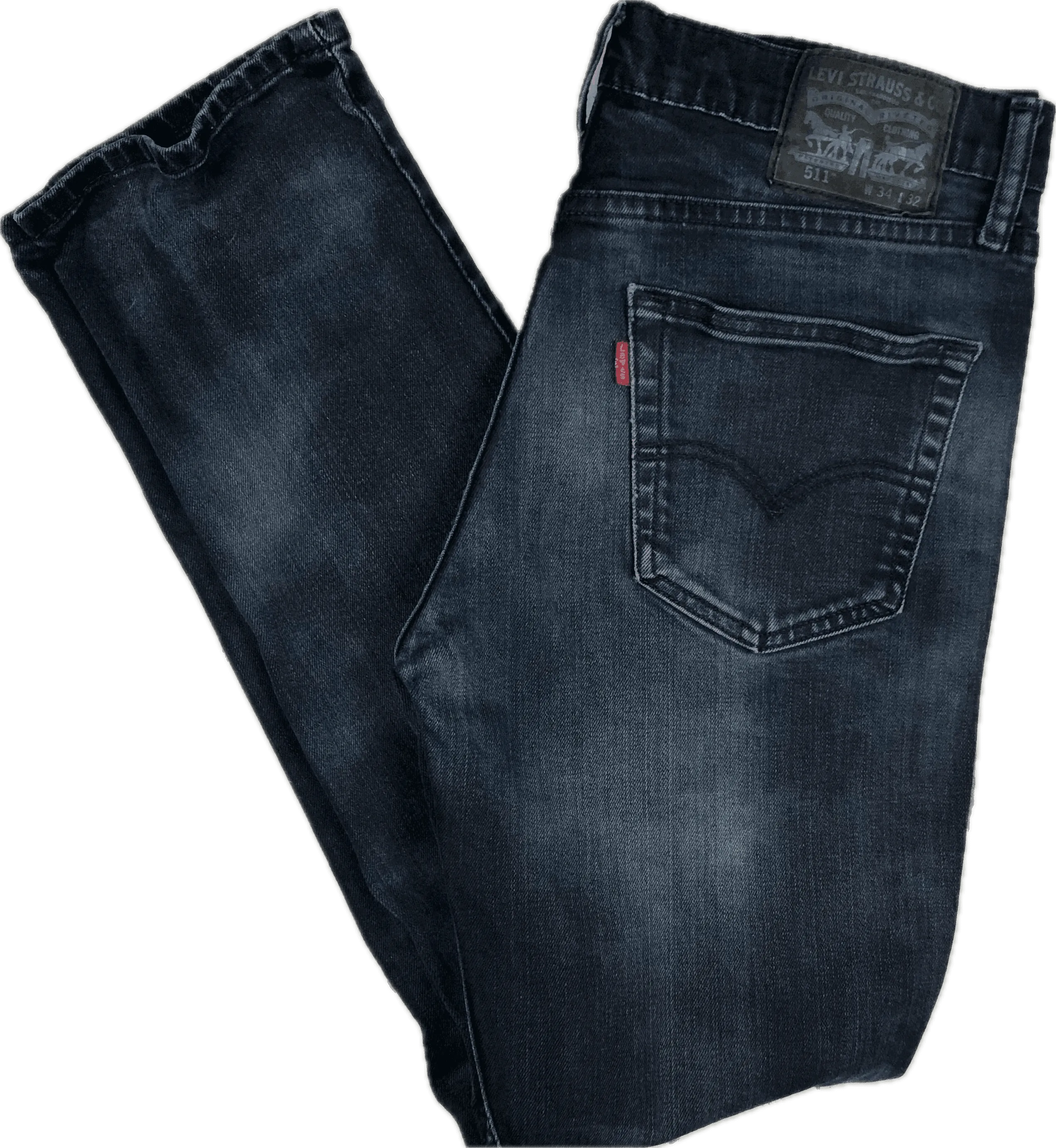 Levis Slim Straight 511 Men's Denim Jeans - Size 34/32