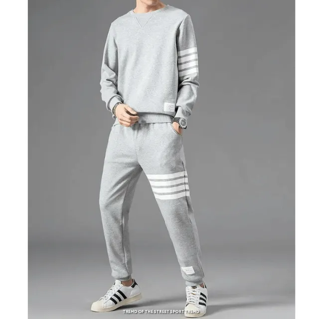 Men's Comfortable Long-Sleeve Sweater & Jogger Set