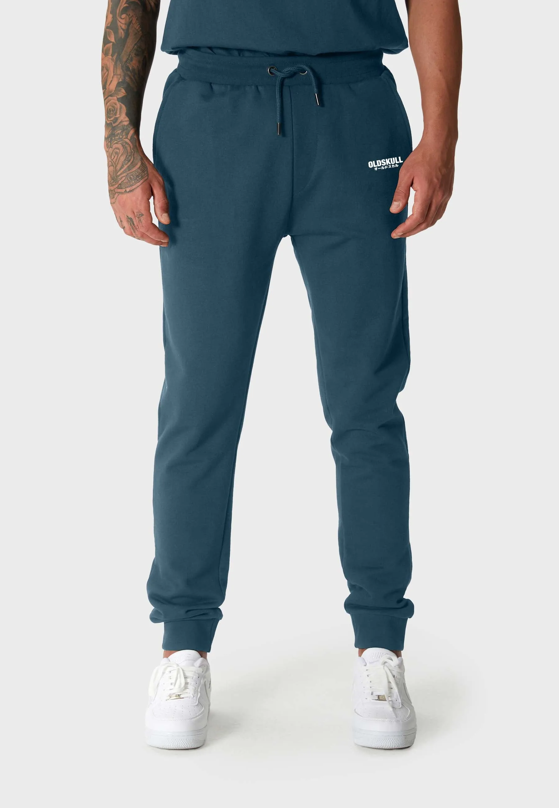 Oldskull Basic Logo Sweat Jogger Dark Green