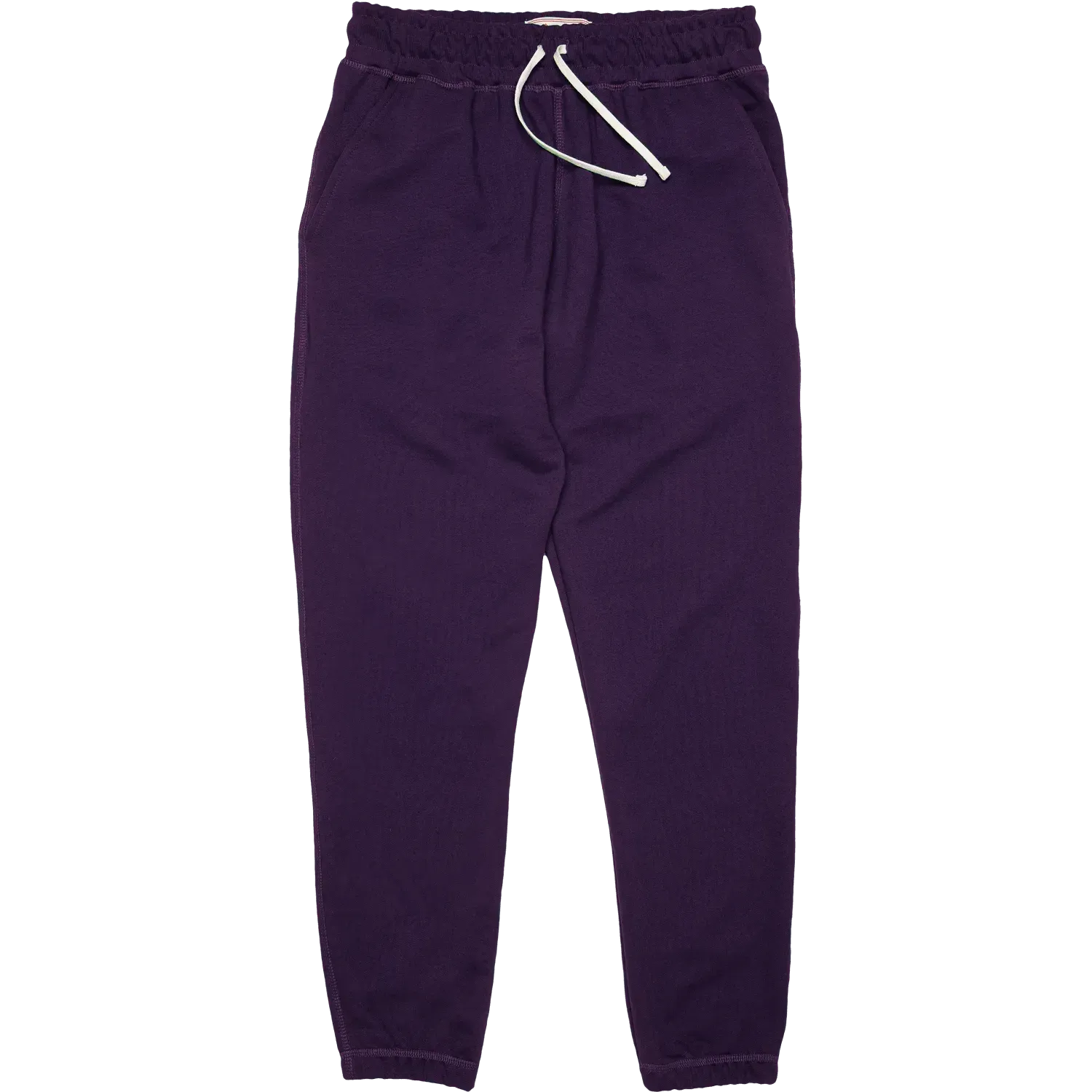 Organic French Terry Sweatpant - Plum Purple