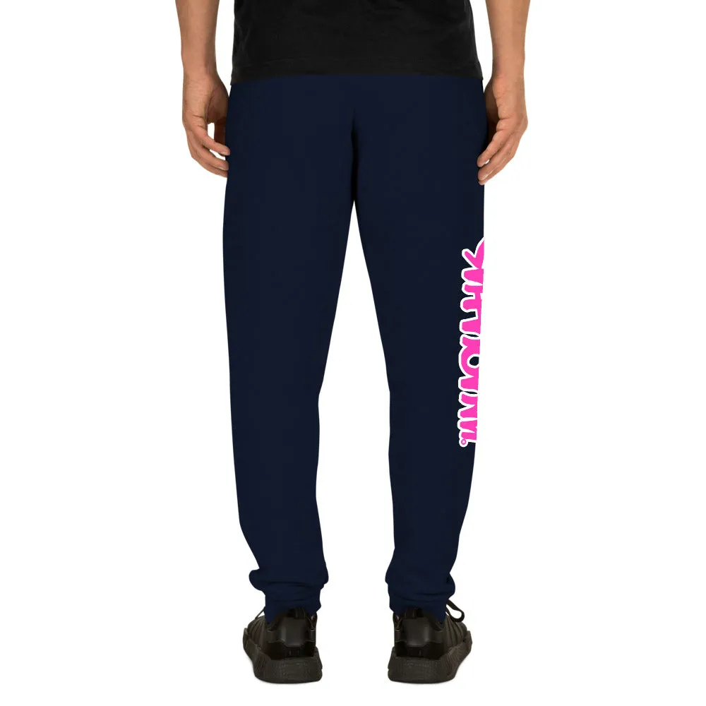 SHTNONM Unisex Joggers/Sweat Pants (Neon Pink)