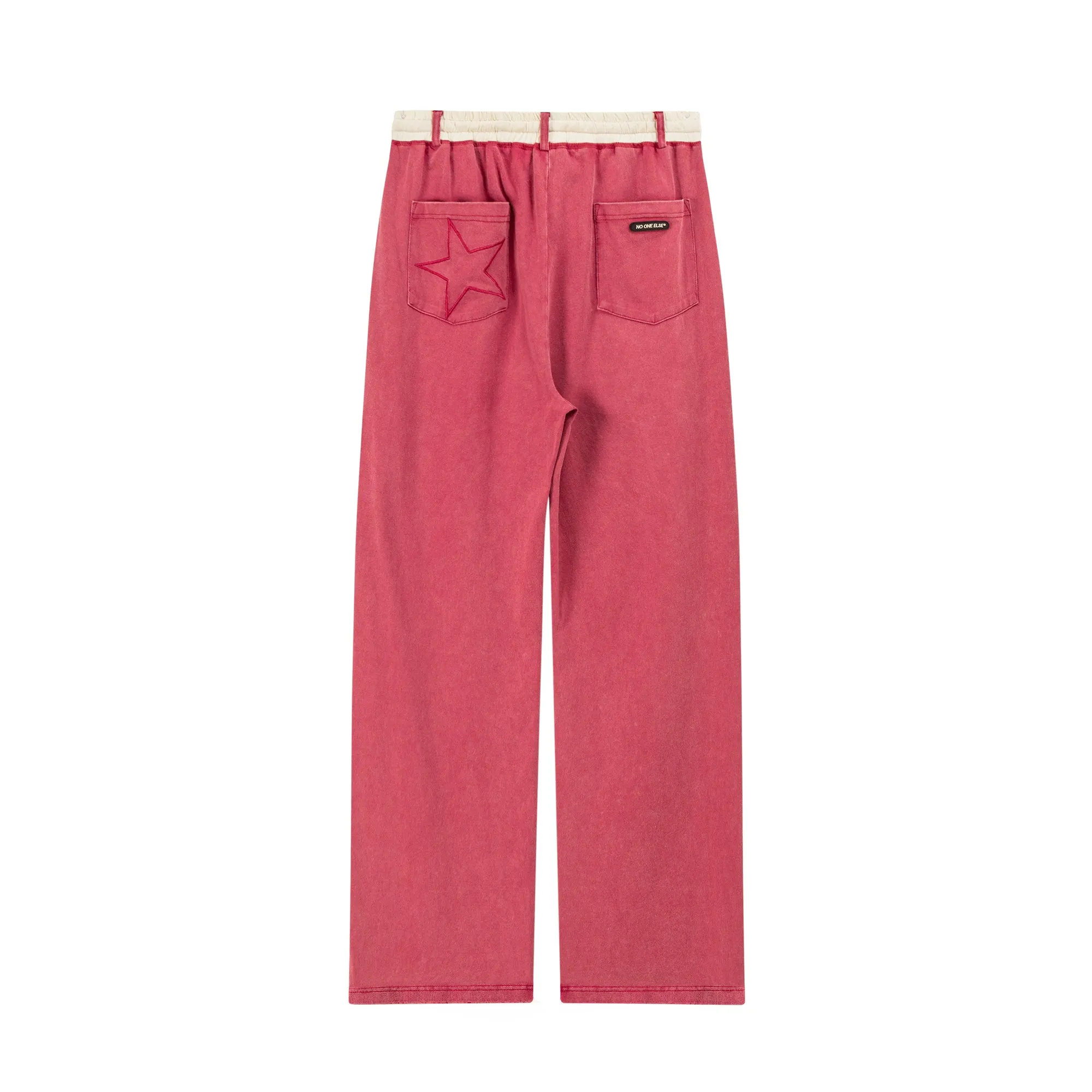 Waist String Wide Jogger Pants